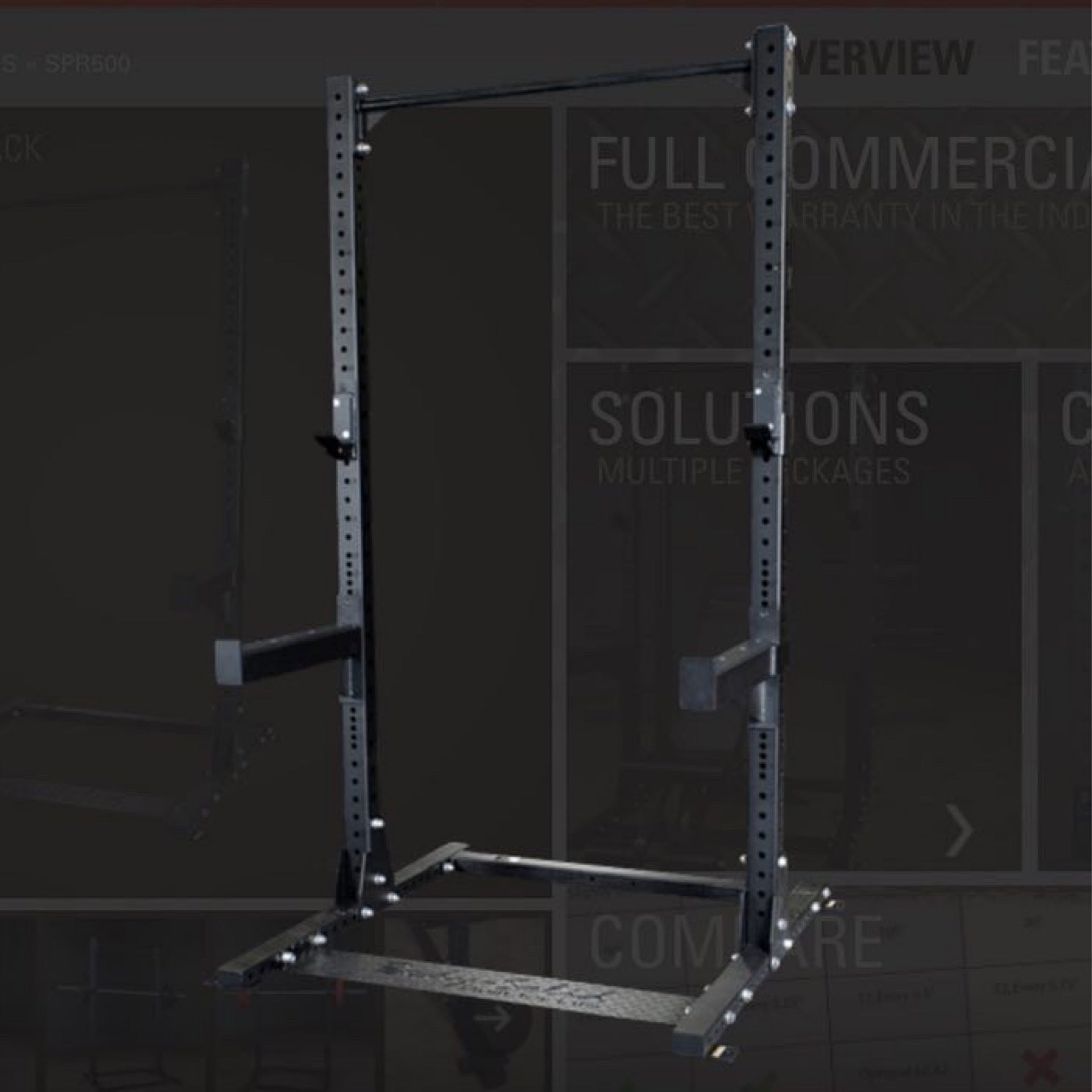 Body Solid Half Rack | Affordable Gym Equipment